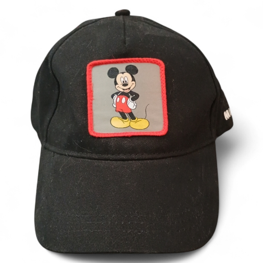 NWT DISNEY Patch Black Mickey Mouse Baseball Cap